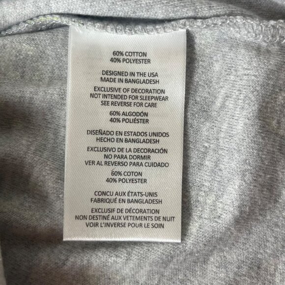 Quiltex Baby Shirt Holy Guacamole Gray Green Snap Shoulder Size 18 Months New - Picture 6 of 11